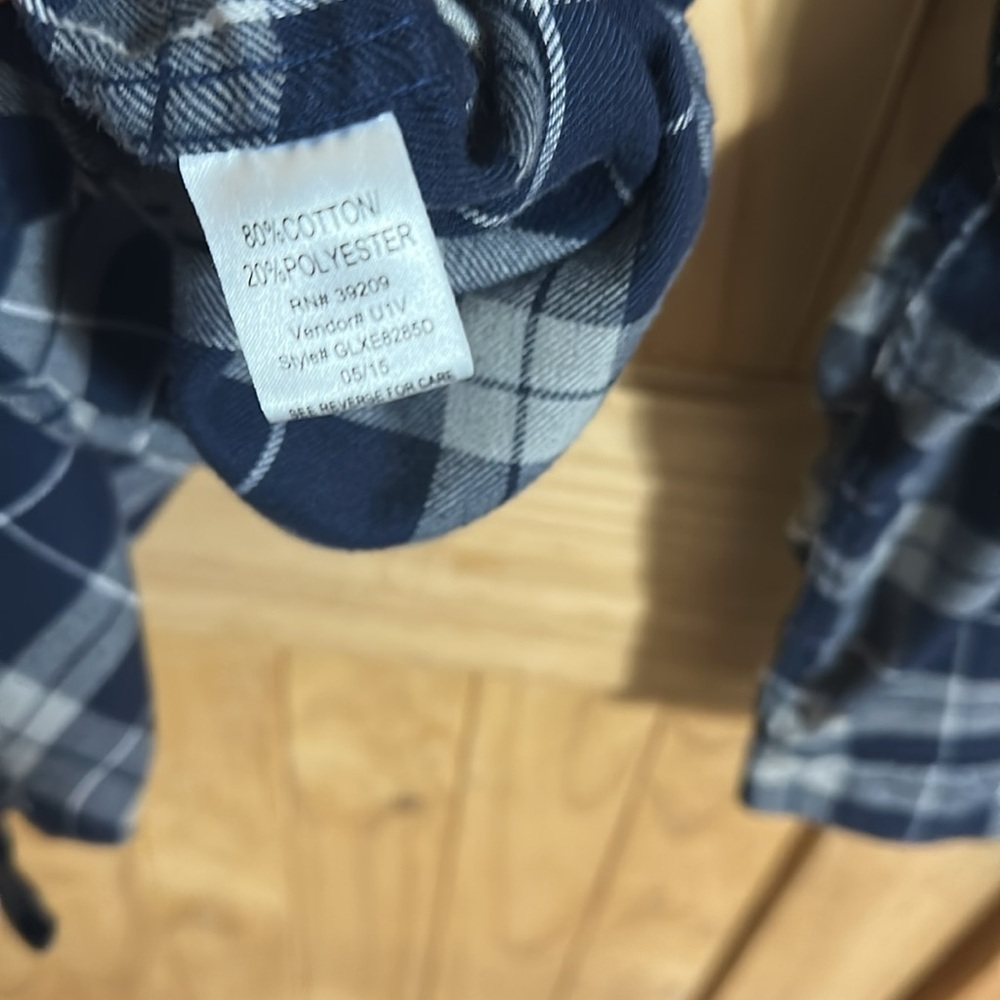 1897 Blue and White Casual Button Down Shirt - Picture 5 of 5